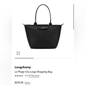 Longchamp
Le Pliage City Large Shopping Bag